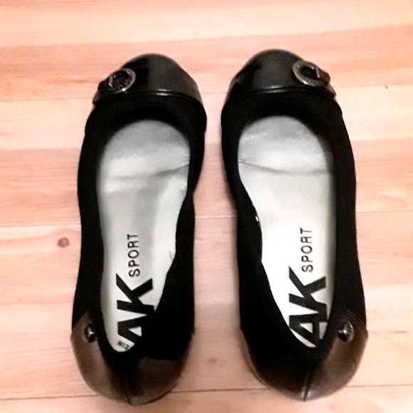 ANNE KKEIN AK SPORT BLACK BALLERINA FLAT - Picture 5 of 10